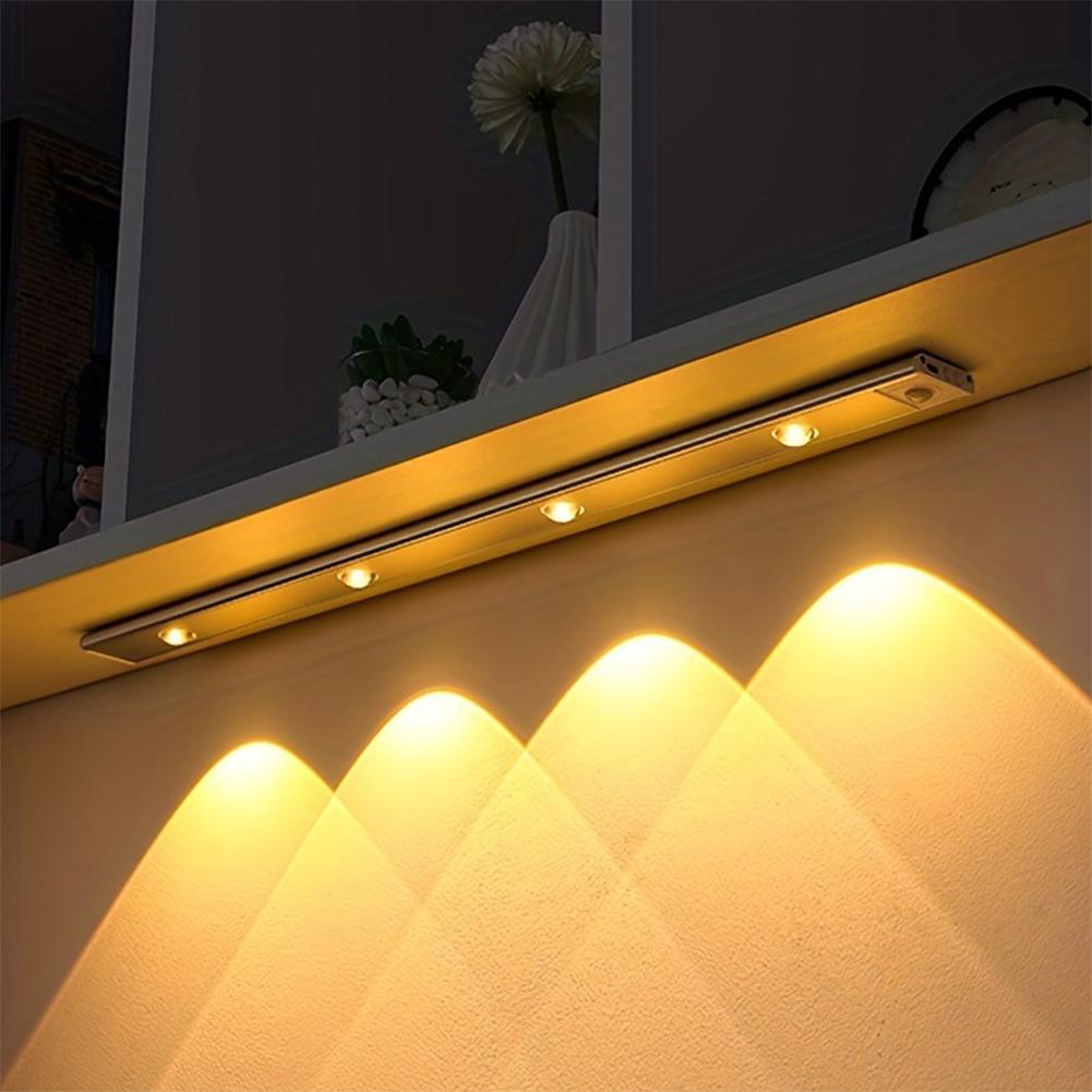 

Under Cabinet Light LED Motion Sensor Light 3 Color Dimmable Rechargeable Closet Light Kitchen Night Light for Kitchen Bedroom China Mainland