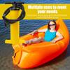 Two-way Manual Pump For Inflatable Kayak Bed Pool Sofa Tent Multifunctional Hand Pump Yellow Portable Air Pump
