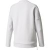 Adidas Z.N.E. Crew Neck Fashion Versatile Pullover Sweatshirt Women Sweatshirt White BR1936