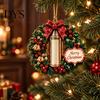 Holiday Craft Supplies for Adults Rhinestone Christmas Decoration DIY Kit, Festive Faux Diamond Art Make 6 Window Hanging Decor Ornaments, Bead