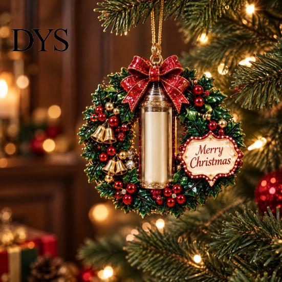 Holiday Craft Supplies for Adults Rhinestone Christmas Decoration DIY Kit, Festive Faux Diamond Art Make 6 Window Hanging Decor Ornaments, Bead