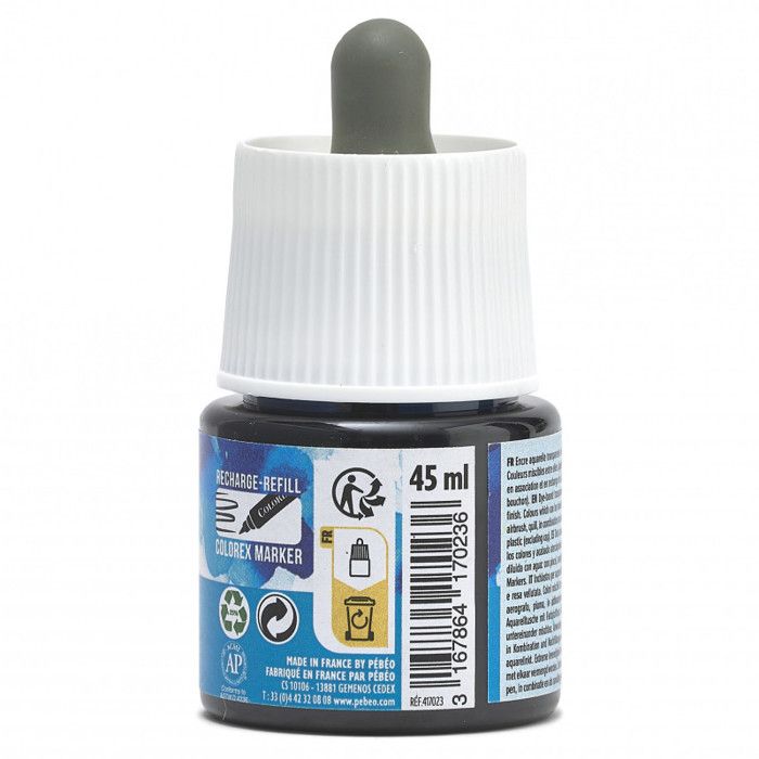 Watercolor Ink - PEBEO - Colorex - 45 Ml - Light Blue - Mixed