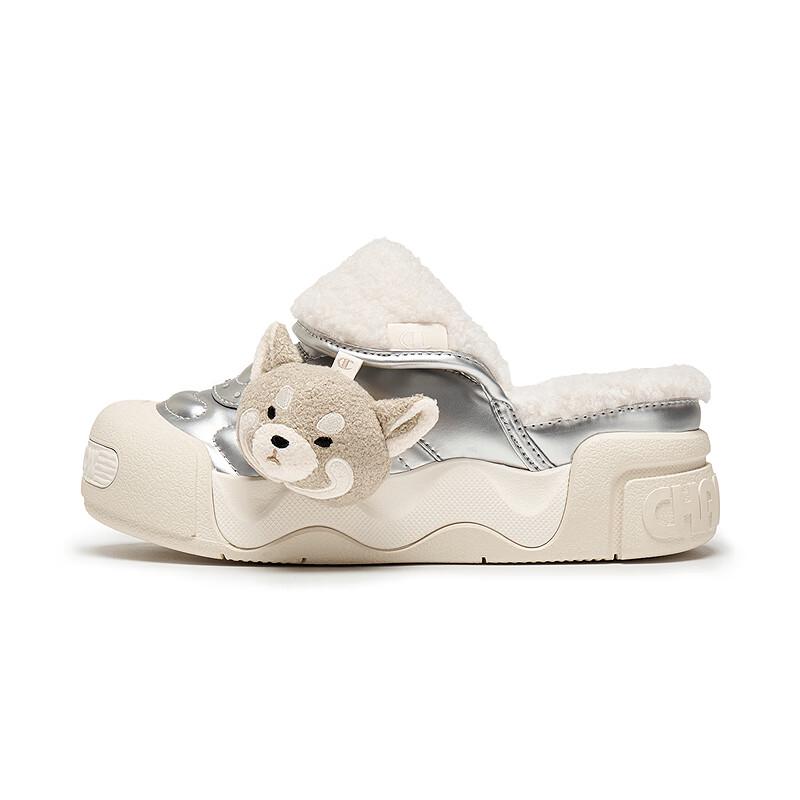 Champion נעלי בית סגורות מרופדות קטיפה, קולקציית סתיו/חורף 2025