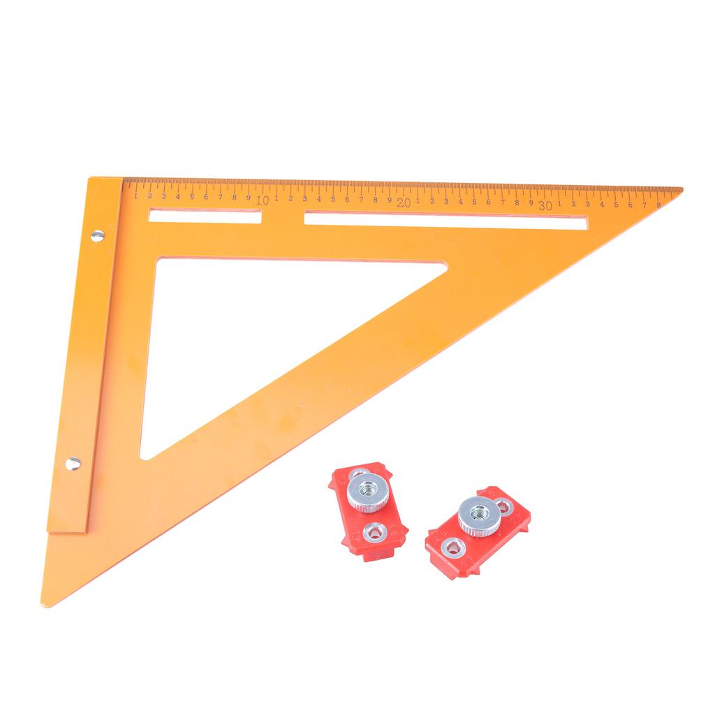 3D Measuring Ruler Woodworking Positioning Ruler Protractor Measurement Tool for Engineer Carpentry