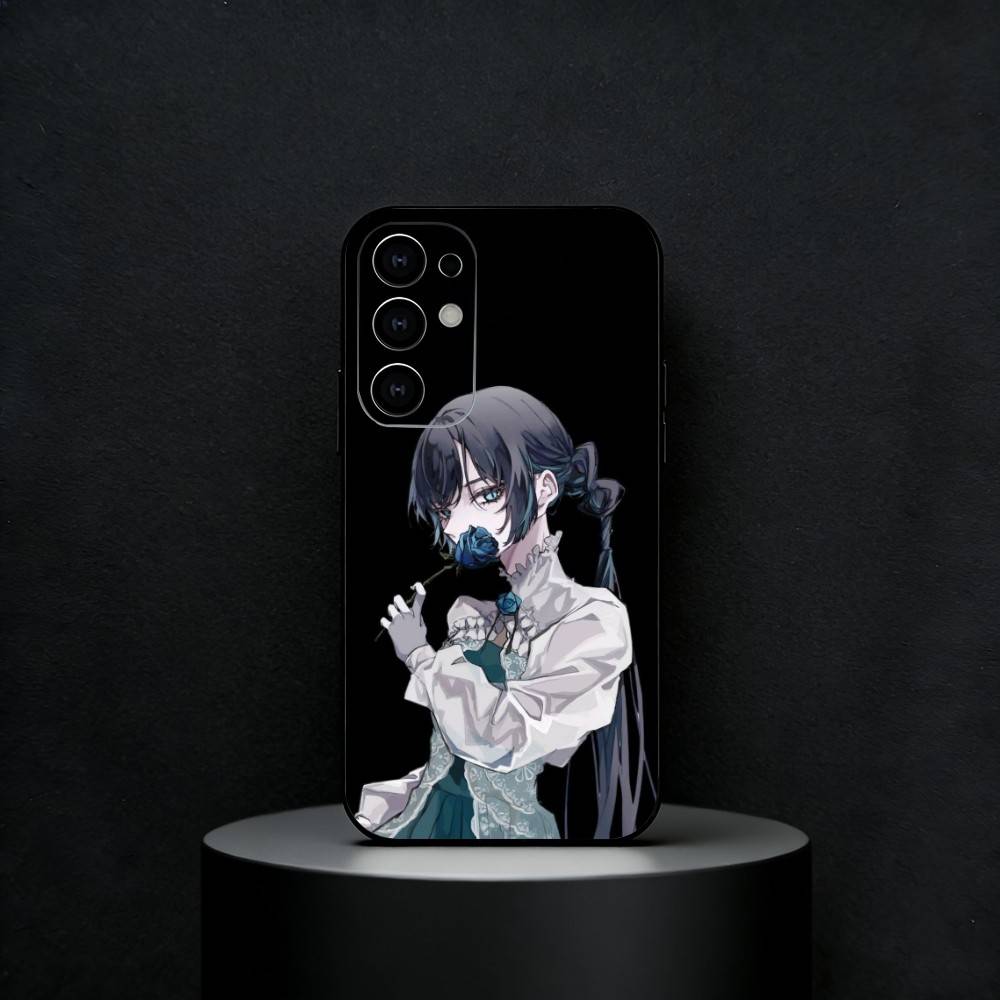 A-Ado K-Kyogen Phone Case For Samsung S25,S24,S23,S22,S21,S20,Plus,Fe,Lite,Others Black Cover