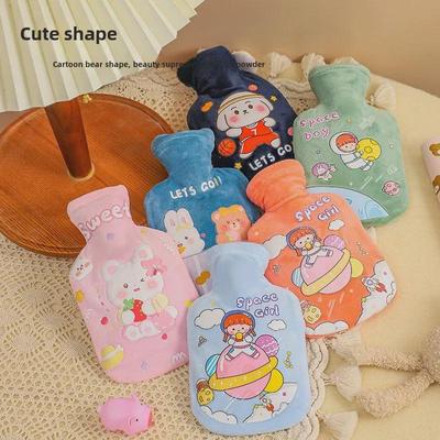 High-Density Plush Hot Water Bottle - Cute, Portable, and Perfect for Students and Babies