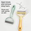 Pet Dematting Comb Stainless Steel Double Sided Undercoat Rake Dog Cat Grooming Brush Shedding Tool