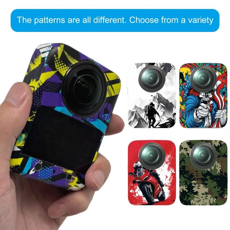 Camera Skin Decals Wrap Protections Precise Cut Adhesive Film Multiple Pattern for Scratch Resistant