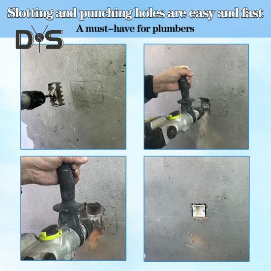 Instrument de tăiere a găurilor pătrate, design ergonomic de înaltă rezistență, tip 86, pentru decuparea cutiei de joncțiune, ferăstrău, tăietor de sloturi pentru soclu, instrument de tăiere a găurilor