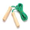 2.5M Skipping Rope Wooden Handle Skipping Rope Adjustable Children's Cotton Jump Rope For Students Fitness Training Sport Game
