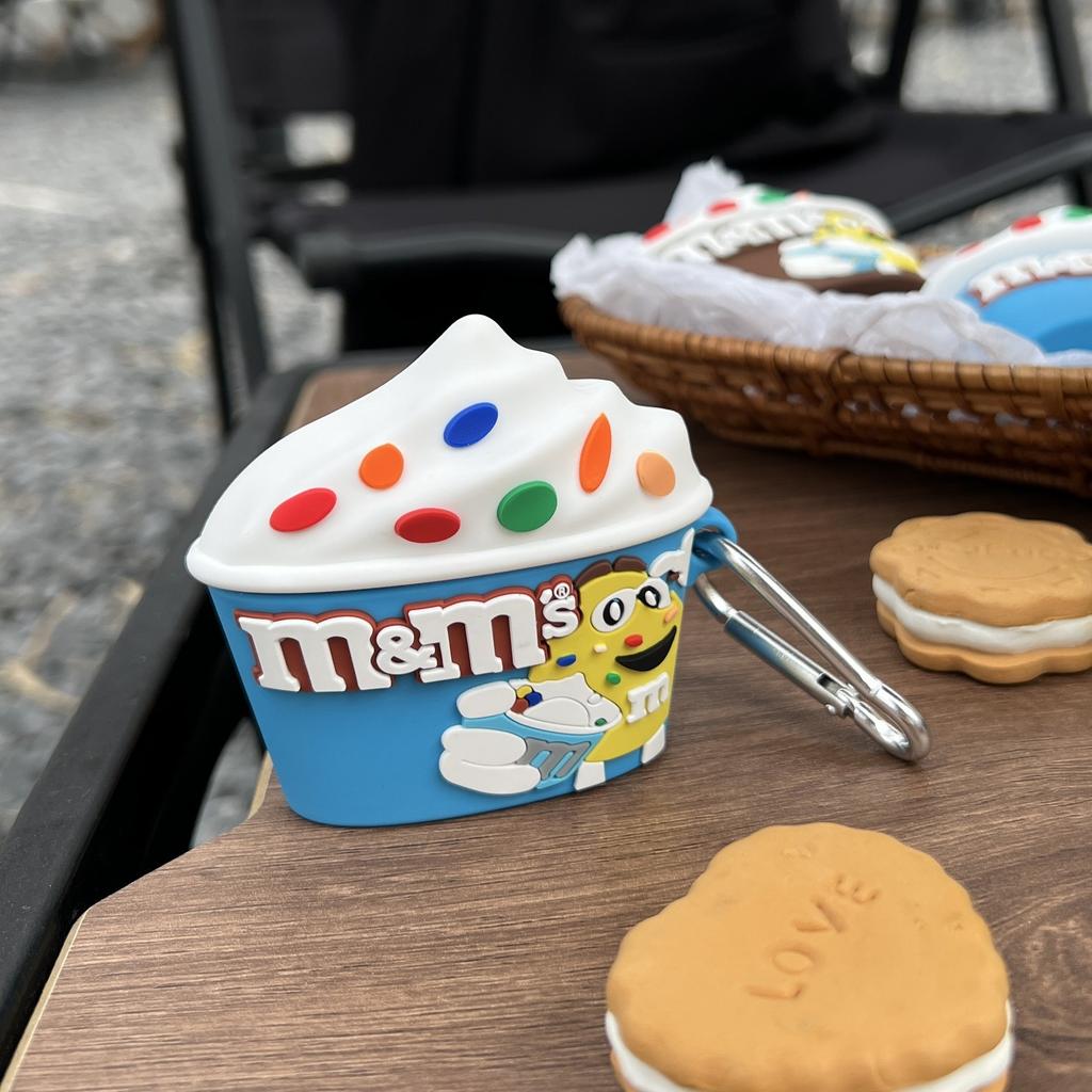 Die kreative Snack- und Getränke-AirPods Pro-Kopfhörerhülle ist kompatibel mit den kabellosen Bluetooth-Silikon-Schutzhüllen der Apple 2. und 3. Generation
