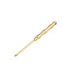 Bamboo Ear Spoon & Brass Toothpick Keychain: Creative Gift for Ear Cleaning