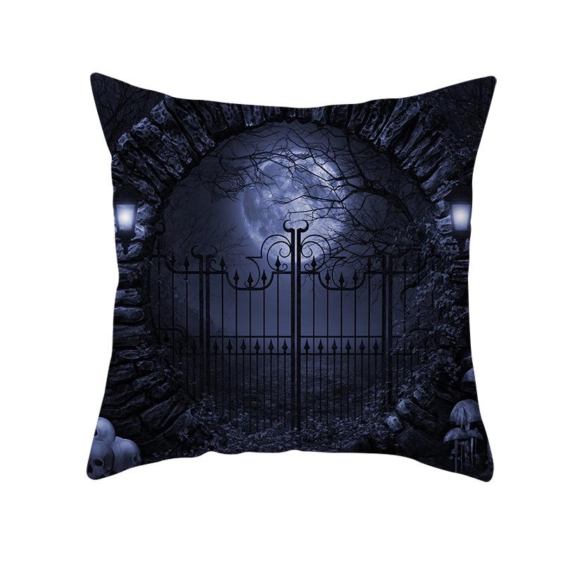 New Peach Skin Halloween Pillowcase Home Wish Home Supplies Cushion Cover Waist Pillowcase
