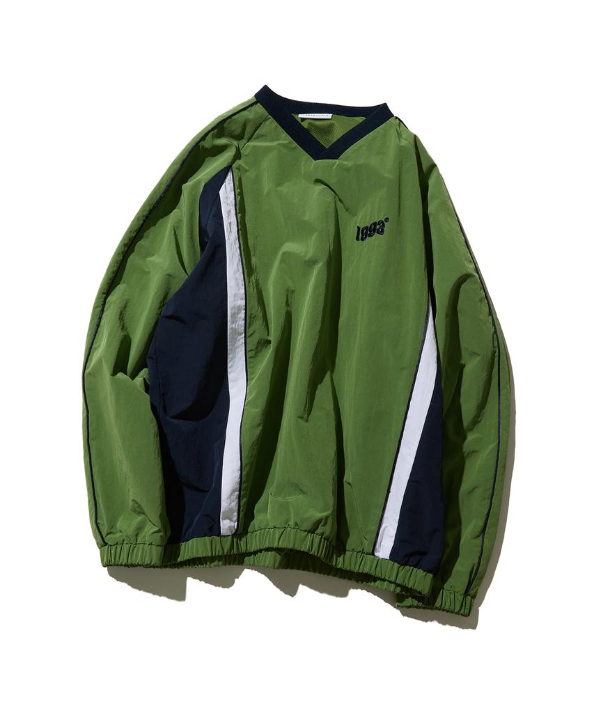 1993STUDIO Vintage Piping Windbreaker_Green