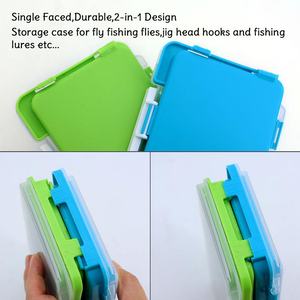 1PC Fly Fishing Box Multi-style Foam/Compartment Tackle Case Waterproof Transparent Hook Lure Storage Box for Trout Bass Angling