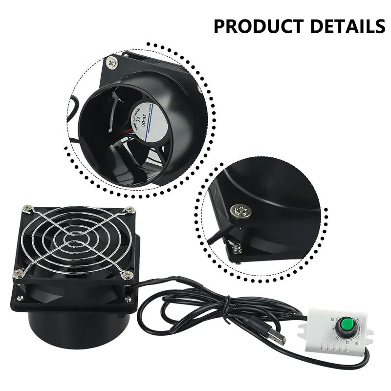 Assorbitore di Fumo Estrattore di Fumi Tubo Condotto Ventola di Scarico USB Velocità Regolabile Accessori Assorbitore di Fumo Accessori Cappa da Cucina
