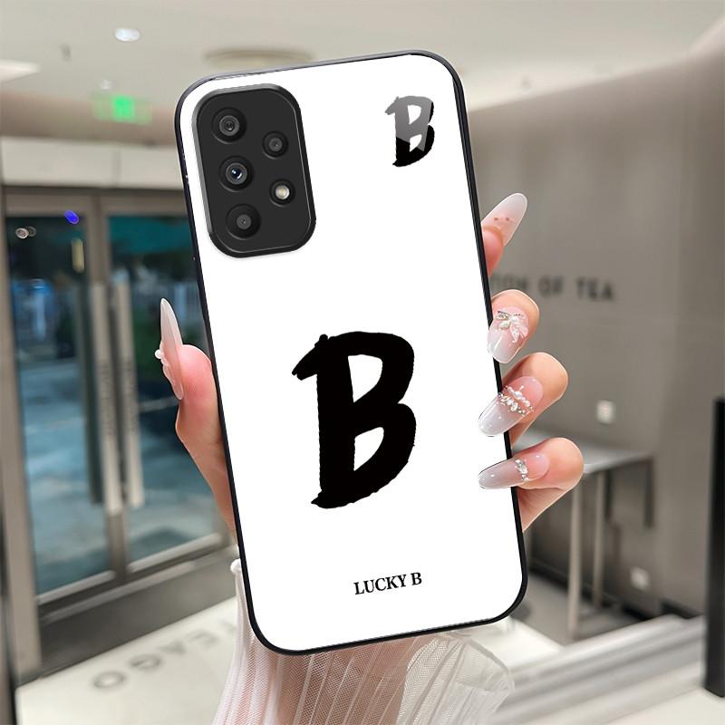 

For Samsung Galaxy A52 A52s A72 5G Case Lucky Letters Cover Tempered Glass Soft TPU Phone Case For Samsung A52 A52s A72 5G Funda Galaxy A52