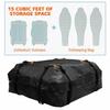 Car Roof Bag Rooftop Top Cargo Carrier Bag 14.6 Cubic Feet 420D Oxford Cloth Waterproof for Cars SUV