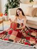 Christmas Pattern Blanket Flannel Home Warmth Blanket