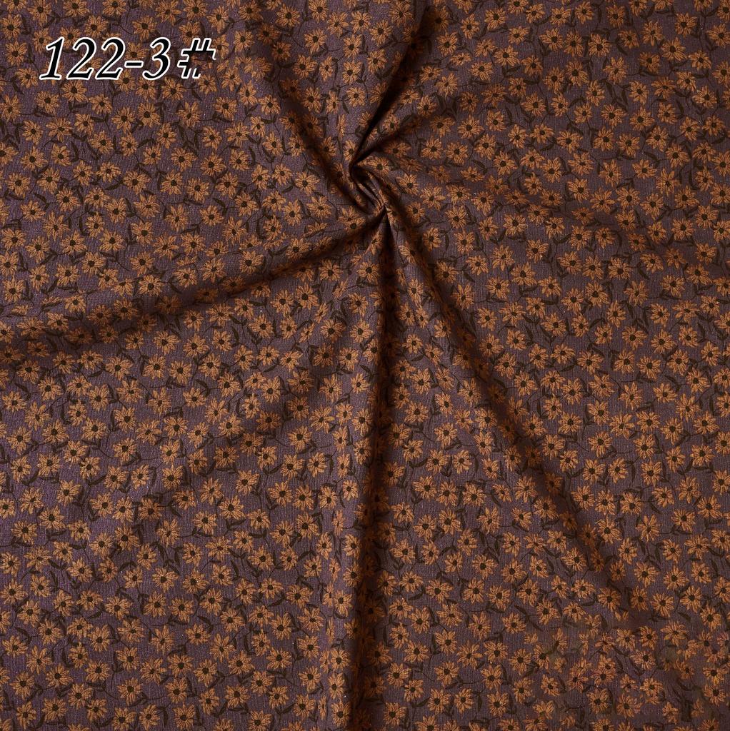 145x100cm Cotton Linen Small Floral Printed Fabric For Women's Clothing, Decorative Fabric DIY Handmade Sewing Cloth Fabric