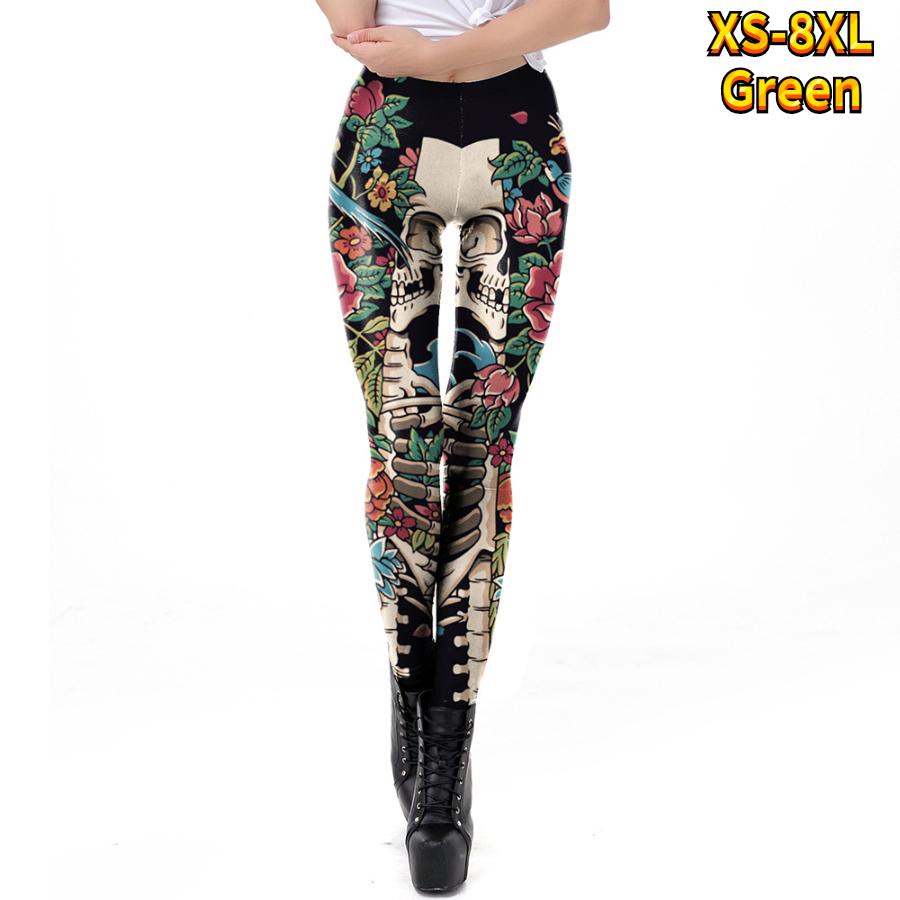 Womens Bats Prints Stretch Yoga Leggings Fitness Running Gym Sports Active Pants