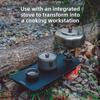 Portable Aluminum Folding Desk For Camping And Hiking With Lightweight Design For Solo Travelers