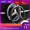 CFG1 2025 Hot New 2025 For Mercedes Benz 18.8cm ABS Car Front Grille Emblem Badge Cover For Mercedes Benz W164 W214 W213 W205 W210 W2