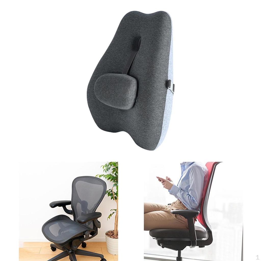 Ergonomic Back Cushion, Seat Cushion for Office And Car