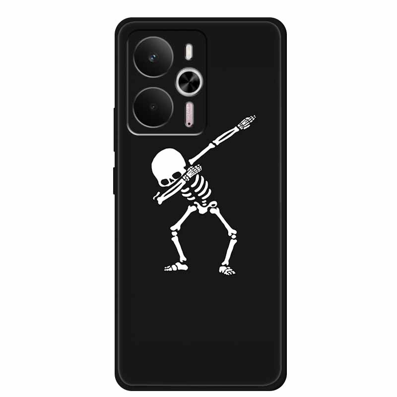 For Realme 14 Case Realme14 5G RMX5070 Phone Shell Soft Silicone Back Cover For Realme 14 Global Black TPU Funda Cute Capa Coque