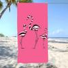 Graceful F-Flamingos Towel Beach Towel Oversized Super Absorbent Soft Swim Beachtowels For Men, Women