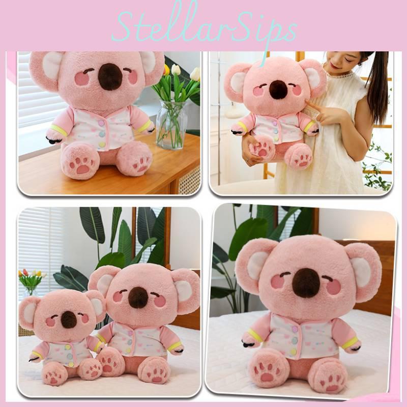 In Koala Pink Clothes Plush Toy Cartoon Stuffed Dolls Decoration Kids Gifts
