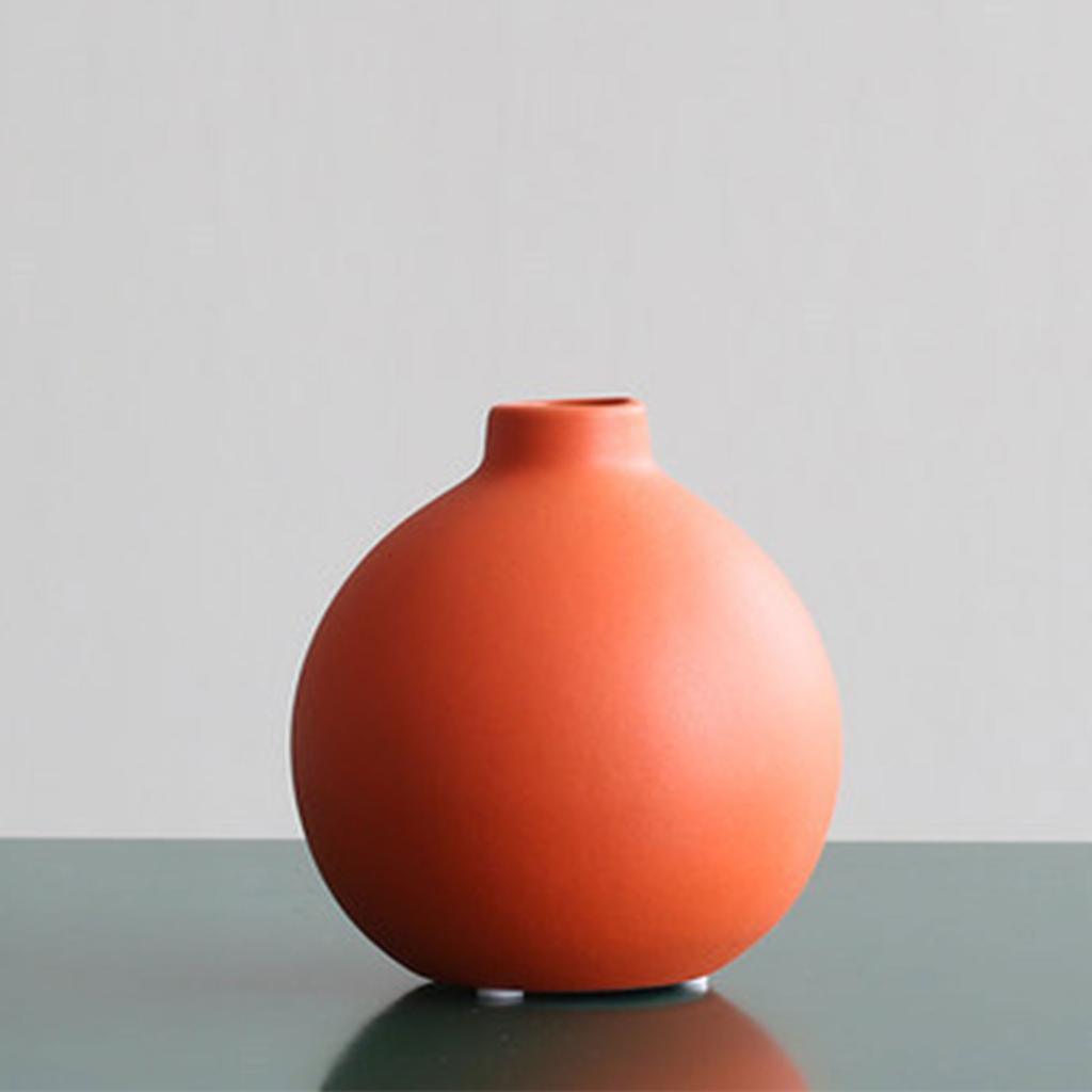 Nordic Ceramic Vase  Decoration Dry Flower Arrangement Home Furnishings  For Table Shelf Dining Room