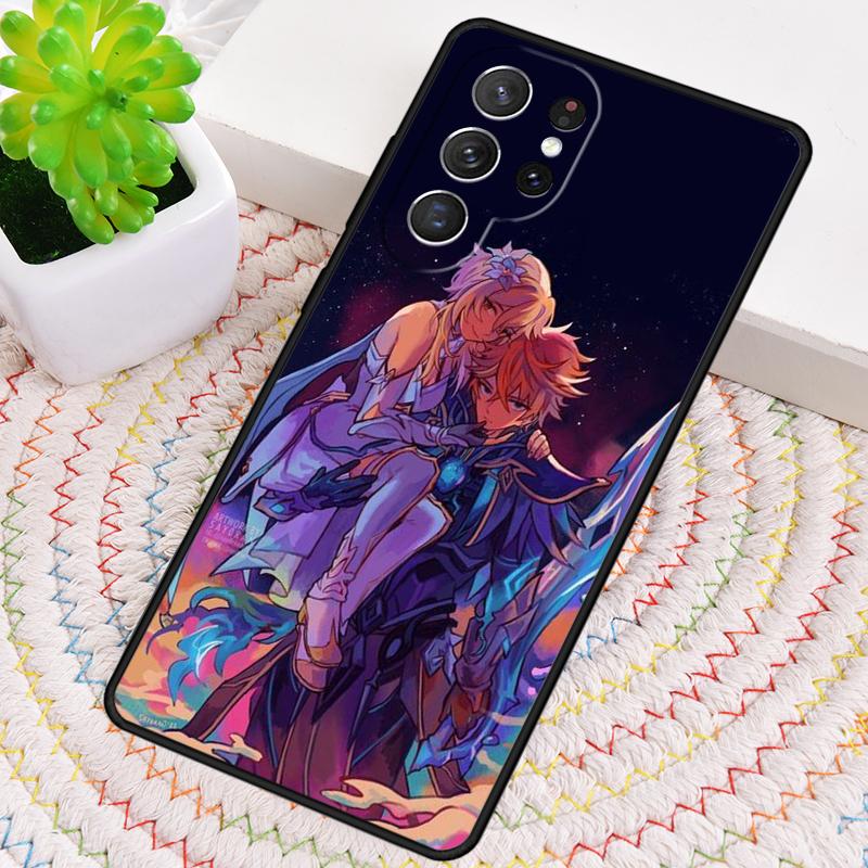 Genshin Impact Soft Silicone Phone Case For Samsung Galaxy Note 10 Pro S26 S25 S24 S23 S22 S21 Plus S25Ultra Capa Cover