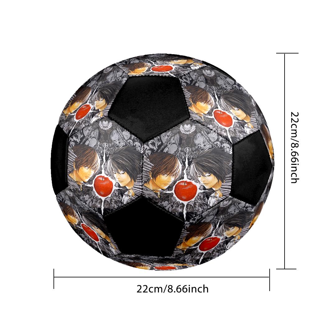 Pallone da Calcio Colorato Cucito a Macchina PVC Misura 5 Pronto per Allenamento di Squadra e Competizione Resistente Alto Rimbalzo Raffreddamento Regalo Sportivo