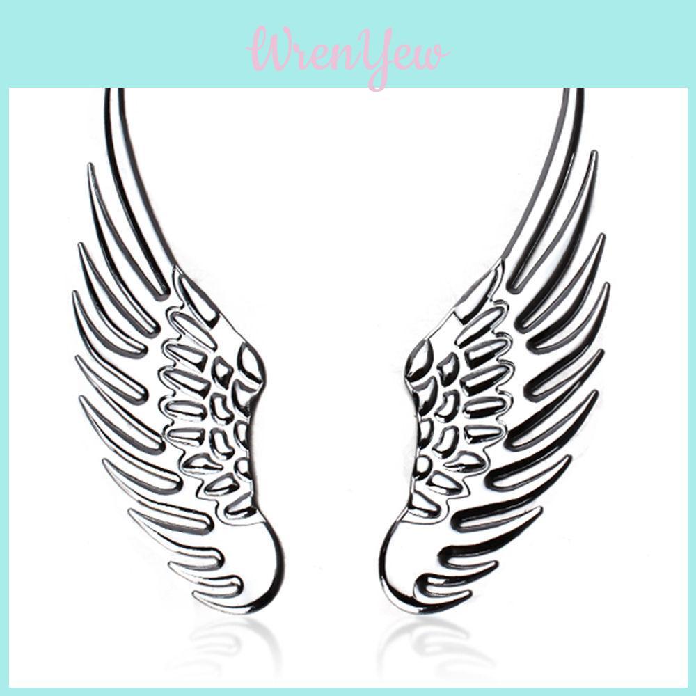 Premium Quality 3d Stainless Steel Angel Eagle Wing Decal Stickers For Cars And Trucks