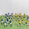 22 Pieces Miniature Soccer Player Toy Figures Mini Men Props Tiny People Model for Fairy