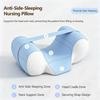Anti-Side Sleeping Pillow, Special Fixed Nap Pillow for Office Chairs, Suitable for Waist and Back Curves, Household Lumbar Pill