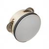 Single Drumhead Tambourine with Metal Discs Educational Compact