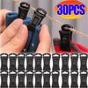 30/1 STuks Plastic Sokklemmen Draagbare Kledingknijpers Multifunctionele Spoorloze Winddichte Clips Ophangrek voor Wasgoed Handdoeken Sokken