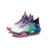 Li Ning All City 9 V1.5 Youth Basketball Shoes Kids Basketball Shoes Purple Green YKBR044-5