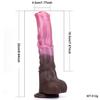 Silicone Large Anal Plug Dildo With Dog Knot Soft Silicone Female Sex Toys Vaginal Anus Stimulation Erotic Masturbators