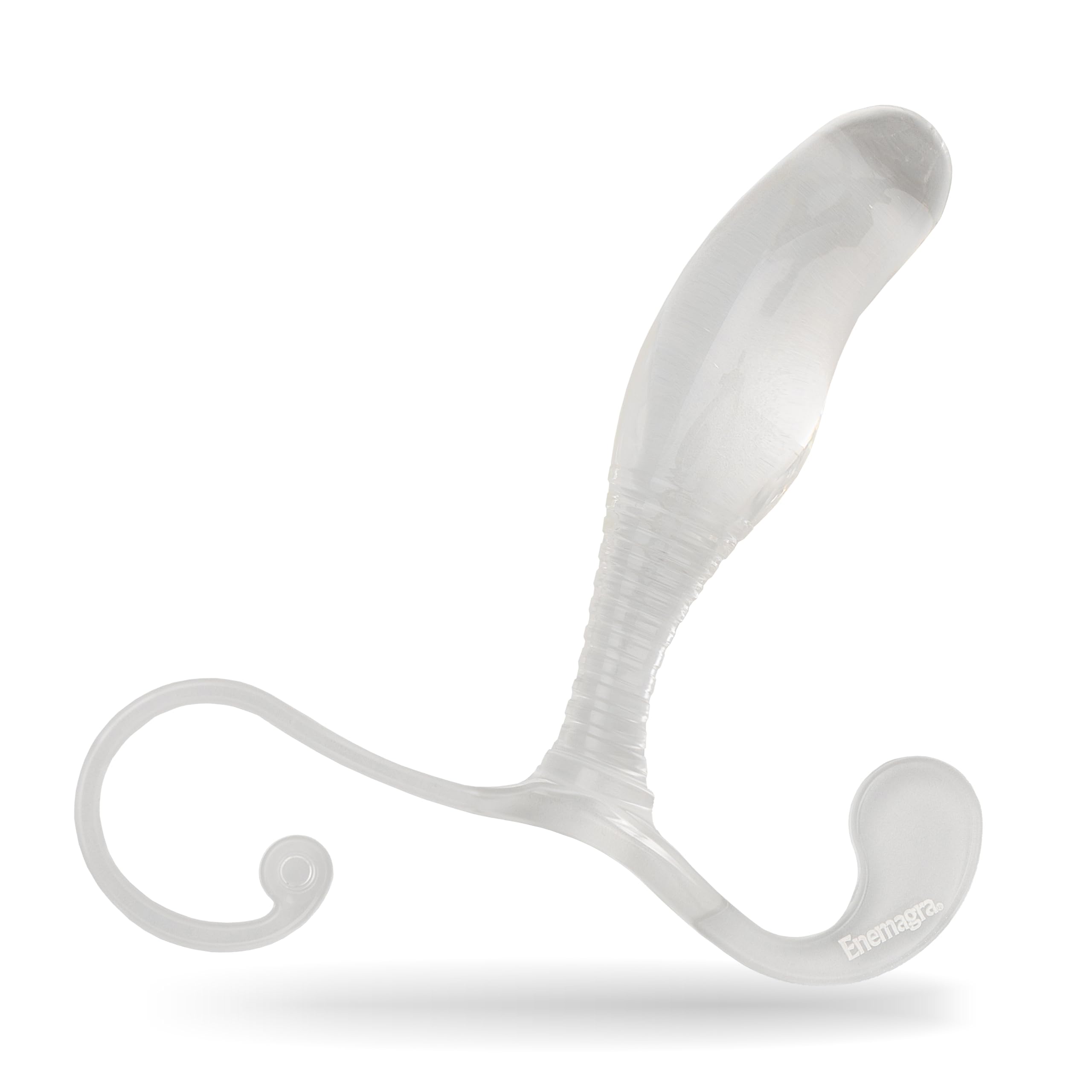 Enemagura EX2 Crystal Dildo for Anal Crystal for Dry Orgasm in Made with Medical Grade [Transparent Type] (Genuine Product) Men, Beginners, Plug,