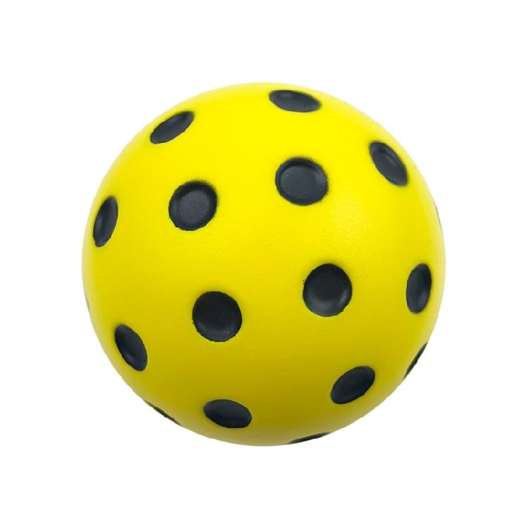 3Pcs Practice Bounce Ball Quiet Foam Pickleballs Bounce Ball Noise Reducing Soft Pickleballs for Indoor Home Use