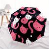 1pc Cat Pattern Automatic Open/Close Umbrella with Windproof, Functional Design, 8-Rib Sturdy Canopy, Durable Ribs143