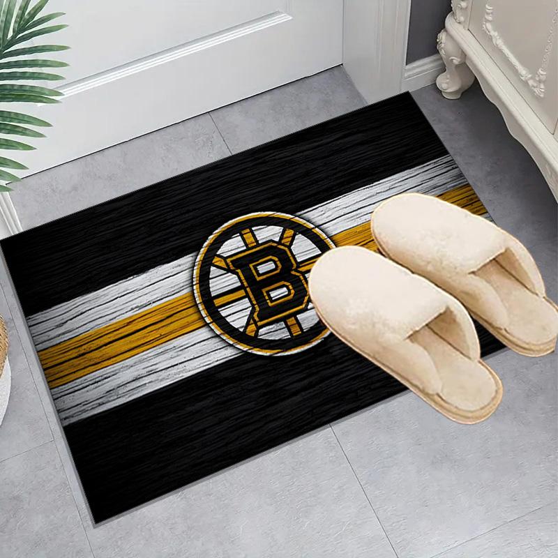 Boston Bruins Rug Area rug for Livingroom, Bedroom, Palyroom, Chair Rug, Office Rug, Floor mat, Large Size Fan Christmas Birthday gift