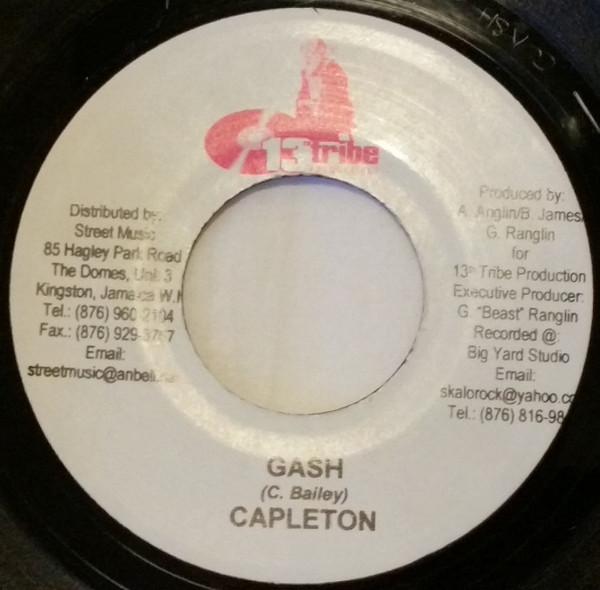 

7inch Record CAPLETON - Gash none 13th Tribe Prod 2005 Jamaica Reggae, Ska & Dub Used