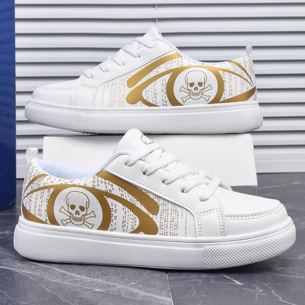 Fashion Plus Size Women's Shoes 2025 New Spring Fashion Non Slip White Sneakers Female Lightweight Comfortable Lace Up Casual Flats