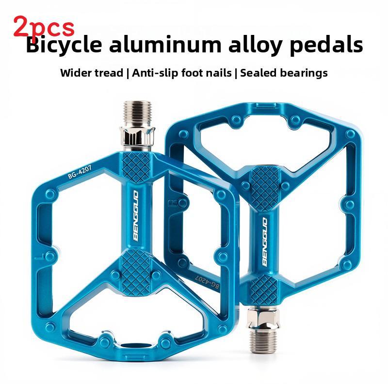 Fahrradpedale Aluminiumlegierung Mountainbike Rennrad Antirutsch Schnellspanner Doppellager
