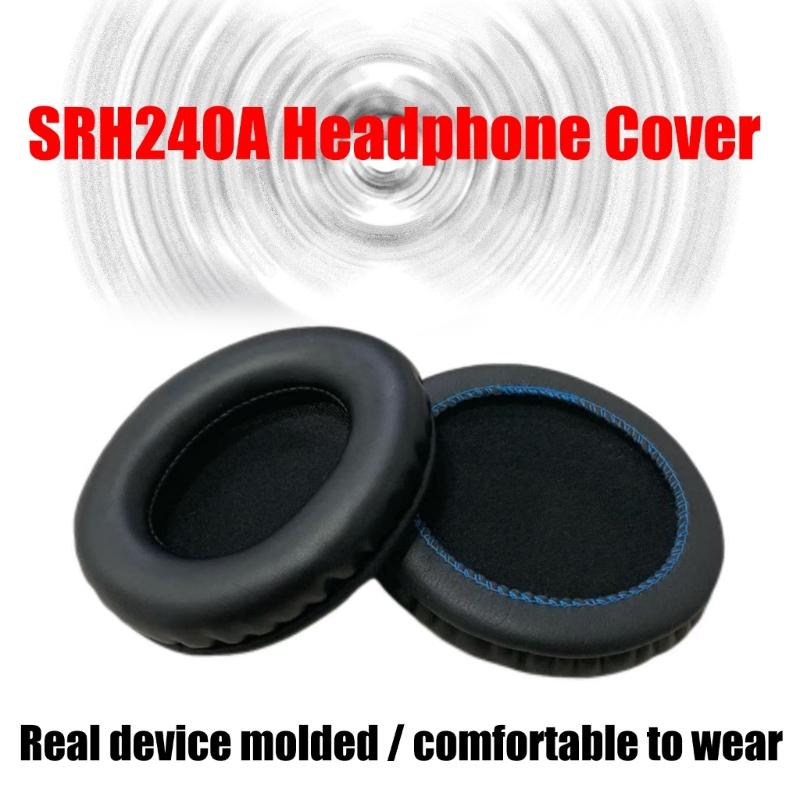 Replacement Protein Leather Earpads Ear Pad For SRH240A Headphones Ear Cushions Earmuffs Ear Cover