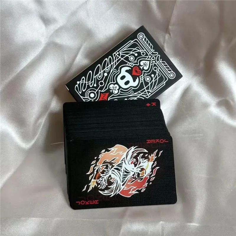 Hollow Knight Téma Pokerová Karetní Hra Skupina Karet Přenosná Sada Černobílé Hrací Karty Kreativní Stolní Hra Dárky Kolekce